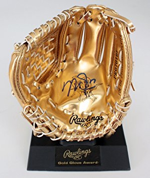 Mike Trout Los Angeles Angels Signed Autographed Rawlings Mini Gold Glove COA