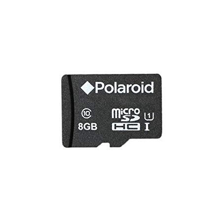8GB MicroSDHC Memory Card for Smartphones, Tablets and Cameras Class 10 UHS-I By Polaroid