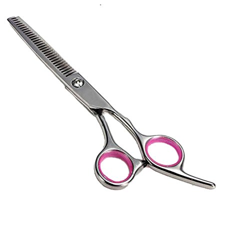Neverland Professional 6" Salon Thinning Hairdressing Scissors Hair Shears Hairdressing Equipment Tool Pink