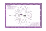 ChicoChef Large Silicone Pastry Mat with Measures - 245 X 165 Orchid