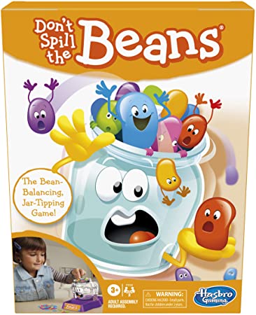 Hasbro Gaming Don't Spill The Beans, Easy and Fun Preschool Game for Kids Ages 3 and Up, for 2 Players