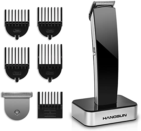 Hangsun Beard Trimmer Hair Clippers for Men Cordless Grooming Kit HC360 for Mustache, Stubble, Head and Face Hair USB Rechargeable - 7 in 1 Cutting Groomer