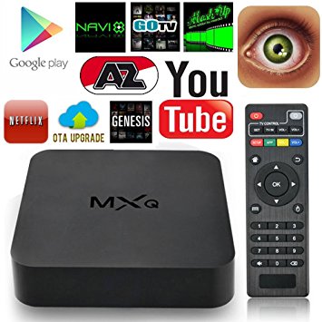 MXQ Android TV Box Amlogic S805 Quad Core Ultra HD 1080P Display Smart Tv Set top Box Wifi Streaming Media Player
