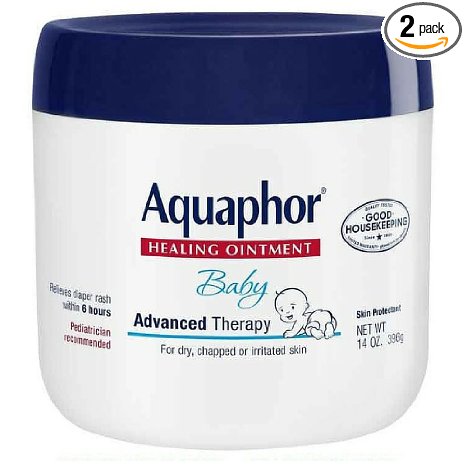 Aquaphor Baby Healing Ointment, Advanced Therapy 14 oz (Pack of 2)