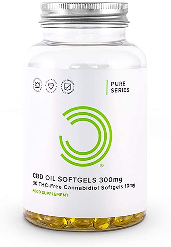 BULK POWDERS CBD Oil Softgels, 10 mg, Pack of 30