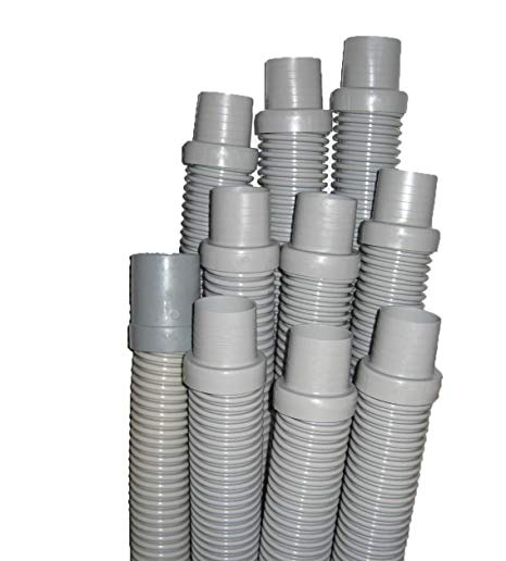 Hayward V130LG Standard Hose kit Replacement for Hayward In-Ground Automatic Cleaners, 48-Inch, Light Gray, 10-Pack