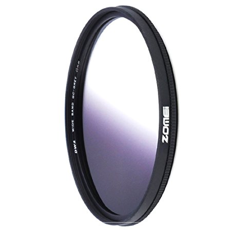 Zomei® Ultra Slim Optical Resin Graduated Neutral Density Grey Filter - 49mm