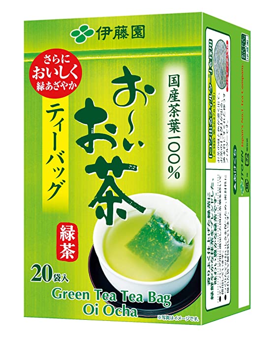 Itoen Japanese Green Tea 2g. (20 Tea Bags)