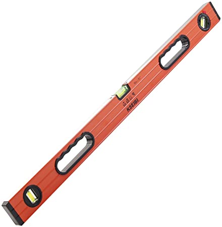 KSEIBI 301155 Measuring Spirit Level 32 Inch with Two Handle Adjustable Vial