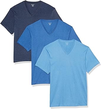 Evolve Men's Performance Cotton 3 Pack V-Neck T-Shirt
