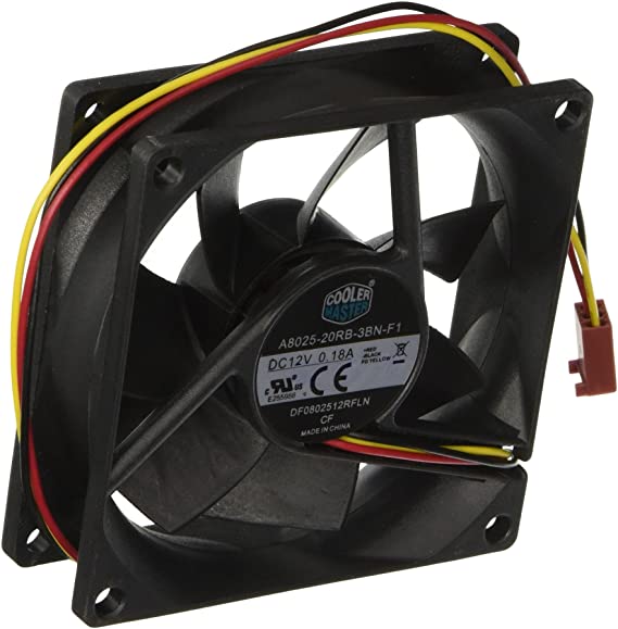 Cooler Master Rifle Bearing 80mm Silent Cooling Fan for Computer Cases and CPU Coolers