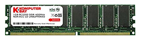 KOMPUTERBAY 1GB DDR DIMM (184 PIN) 400Mhz PC3200 DDR400 DESKTOP MEMORY [Personal Computers]