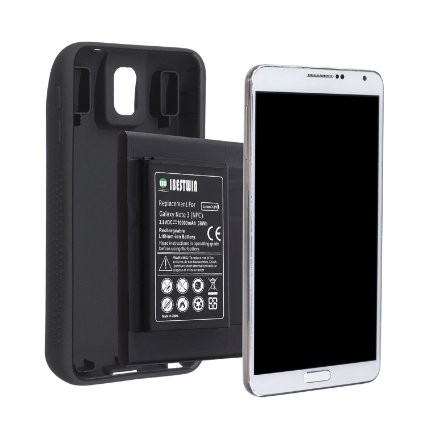 IBESTWIN Samsung Galaxy Note 3 10000mah Li-ion Extended Battery with Full Edge TPU Protection Case and NFC