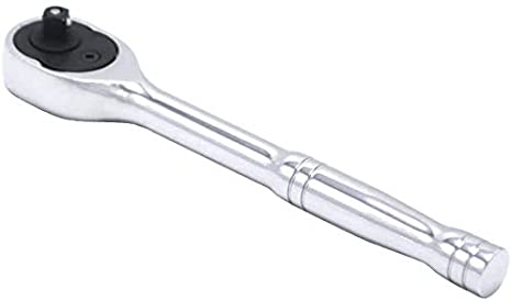 GOSWIFT Ratchet Wrench 100 Tooth ,1/4 Inch Drive 6 In ,Ratcheting Wrench for Professional Mechanics, Quick Release for Easy Socket Change Reversible Design with 3.5 Degree Swing Arc
