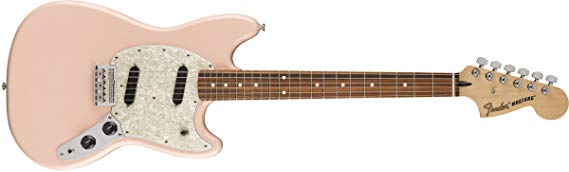 Fender Mustang Electric Guitar (Shell Pink, Pau Ferro Fingerboard)