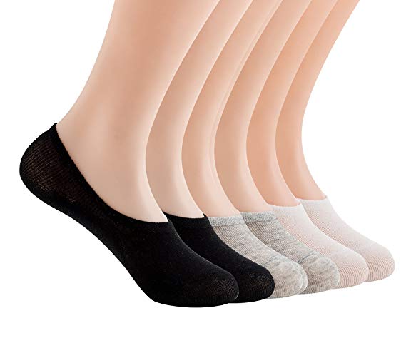 Ueither Mens Cozy No Show Cotton Socks Low Cut Socks Anti Slip
