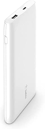 Belkin USB-C PD Power Bank 10K (Fast Charge Portable Charger w/USB-C   USB Ports, Compatible with iPhone 13, 13 Pro, 13 Pro Max, 13 Mini, Galaxy S22, Ultra, Plus