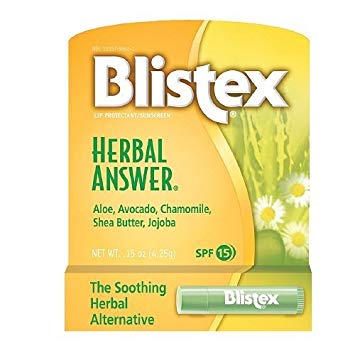 Blistex Herbal Answer Lip Balm Spf 15 .15oz (Pack of 3)