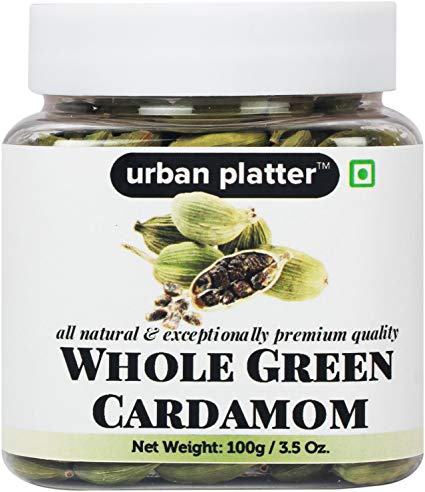Urban Platter Whole Cardamom (Elaichi), 100g