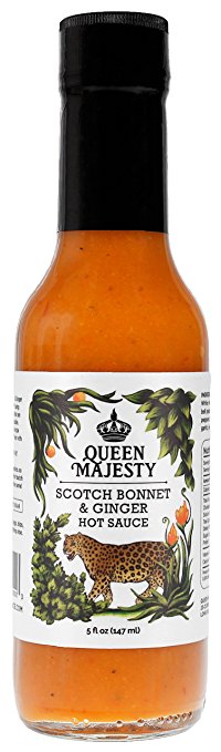 Queen Majesty Scotch Bonnet & Ginger Hot Sauce 5oz
