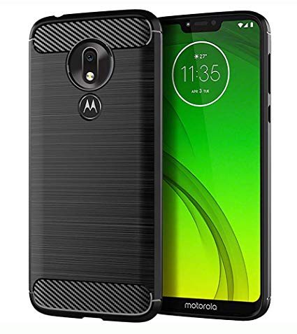 Moto G7 Power Case, Motorola G7 Power Case, Thinkart Frosted Shield Luxury Slim Design for Motorola Moto G7 Power (Black)