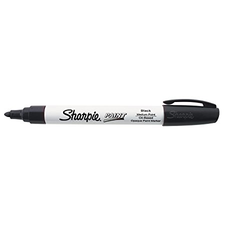 Sharpie Oil-Based Paint MParker, Medium Point, Single, Black (35549)