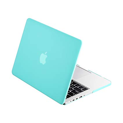 TOP CASE - Ultra Slim Light Weight Rubberized Hard Case Cover for Old Generation Macbook Pro 13-inch 13" (A1278 / with or without Thunderbolt) - NOT for retina display - Hot Blue
