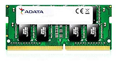 ADATA 8GB DDR4 2400 (PC4-19200) SODIMM Laptop Memory Module Single Pack (AD4S240038G17-S)