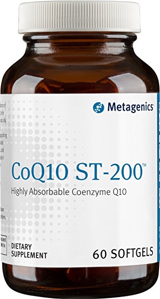 Metagenics CoQ10 ST-200 Soft Gels, 60 Count