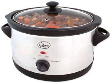 Quest Benross Quest Stainless Steel Slow Cooker 55 Litre