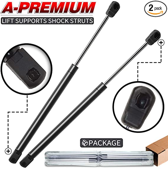A-Premium Hood Lift Supports Shock Struts for Ford Expedition 1997-2006 F-150 F-250 (Not for Super Duty) 1995-2003 4478 2-PC Set