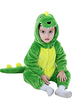 Tonwhar Toddler Infant Tiger Dinosaur Animal Fancy Dress Costume