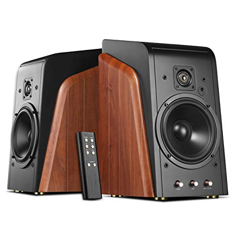 Swan Speakers - M300 - Powered Bookshelf Speakers - Living Room Speakers - 240W RMS - 2 Year Warranty