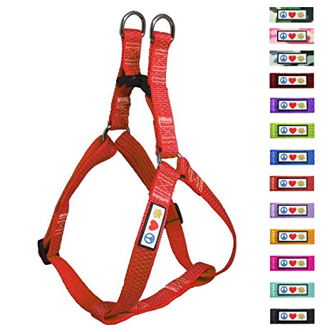 Pawtitas Pet Soft Adjustable Step-In Reflective Puppy / Dog Harness