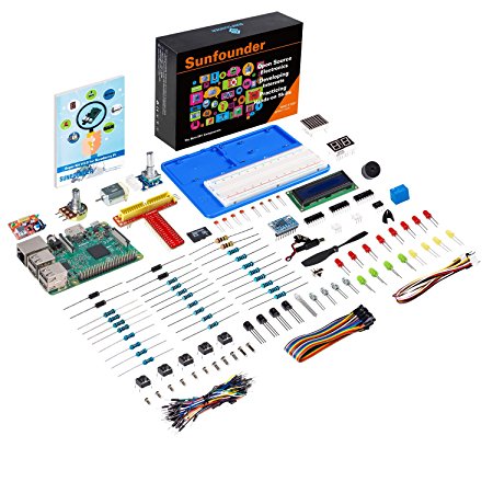 SunFounder Raspberry&nbsp;Pi&nbsp;3&nbsp;Model&nbsp;B&nbsp;Project&nbsp;Super&nbsp;Starter&nbsp;Kit&nbsp;V3.0