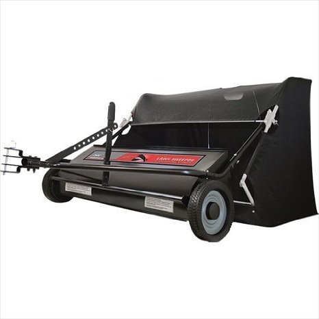 Ohio Steel 42TSC 42" Wide Tow Behind Lawn Sweeper with 22 Cubic Foot Capacity Hopper