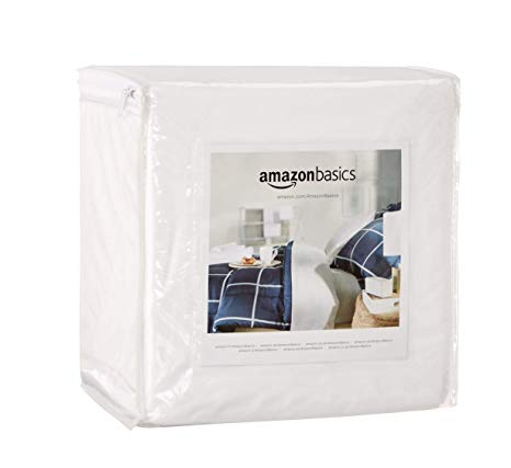 AmazonBasics Mattress Encasement - Queen, Standard 12" Depth
