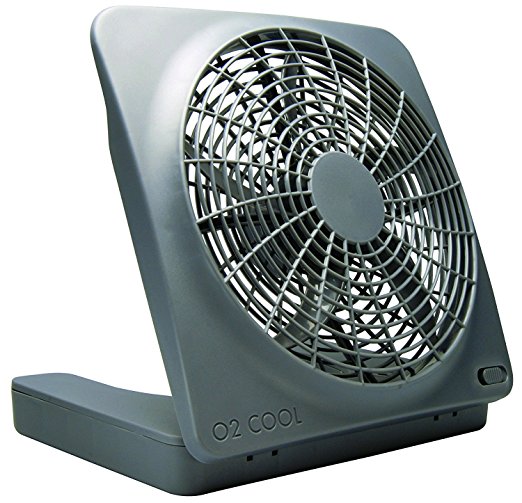 O2-Cool Charcoal 10" Indoor/Outdoor Fan