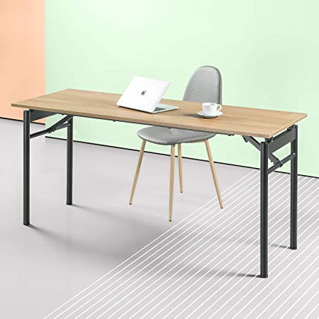 Zinus Mare Folding Desk 63 Inch Computer Workstation Table