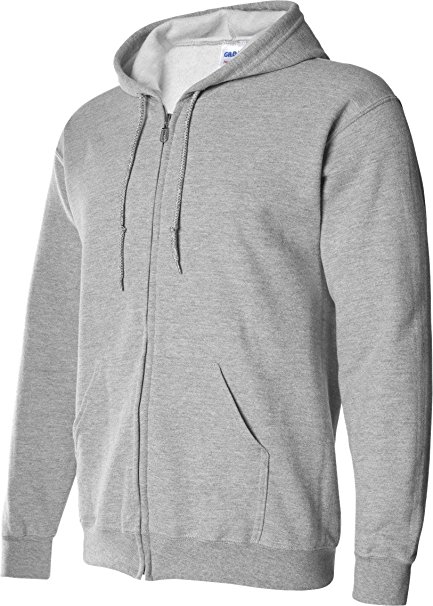 Gildan Adult Heavy Blend Full Zipper Hood Pocket Sweatshirt