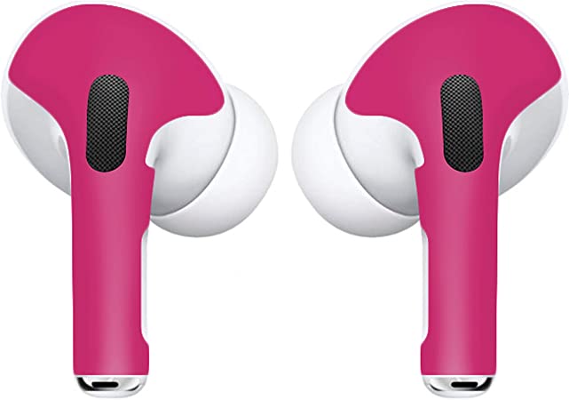 APSkins Skins for AirPods Pro. Protective Wraps Stickers to Cover Air Pods – Compatible Sticker Wrap Decal with Apple Air Pod Pro Accessories (Pink)