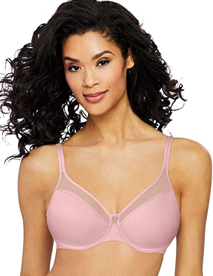 Bali Women's One Smooth U Ultra Light Illusion Neckline Underwire Bra