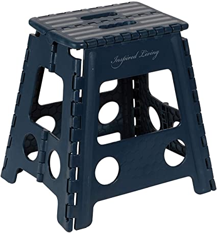 Inspired Living STEPSTOOL, 16" High, Navy Blue