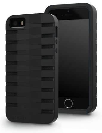 GADGEO iPhone SE / 5S / 5 Case Tough Heavy Duty Shock Proof Defender Cover - Two Piece Protective Hard Case - iPhone SE / 5S / 5 Strong Armor Case Cover Includes Screen Protector Film