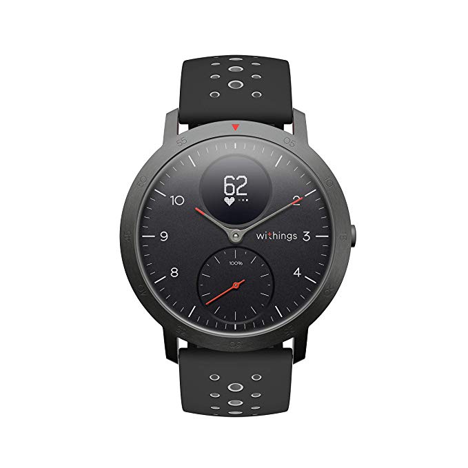 Withings Steel HR Sport - Multisport Hybrid Smartwatch - Heart Rate and Fitness Tracker