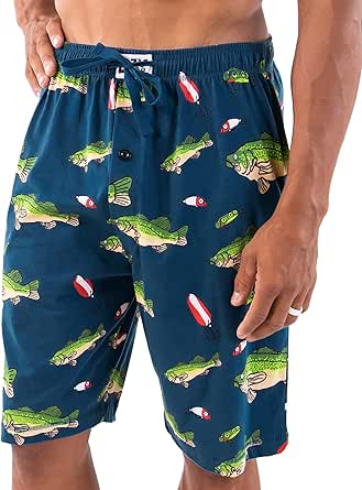 Lazy One Pajama Shorts for Men, Men's Pajama Bottoms, Sleepwear