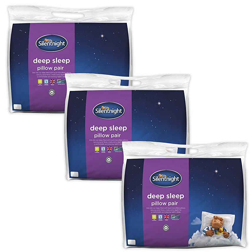 Silentnight Deep Sleep Pillow - 6 Pack