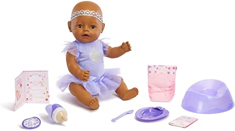 Baby Born Interactive Baby Doll- Dark Brown Eyes