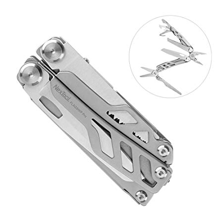 Multitool with Mini Tools,16-in-1 Multi-Purpose Pocket Multi Function Pliers Durable Stainless Steel Multi Tools for Outdoor Survival, Camping, Fishing, Hiking,Hunting Backpacking