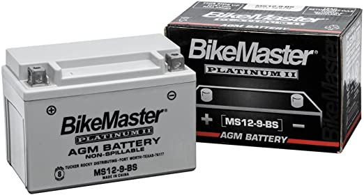 BikeMaster AGM Platinum II Battery MS12-9-BS